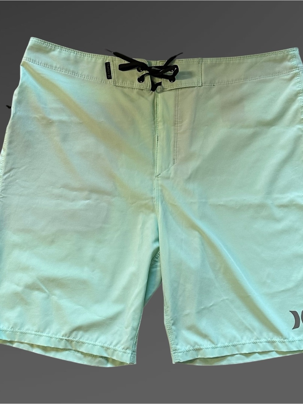 Hurley Mens One & Only Board Shorts Mint Green Swim Trunks Size 33